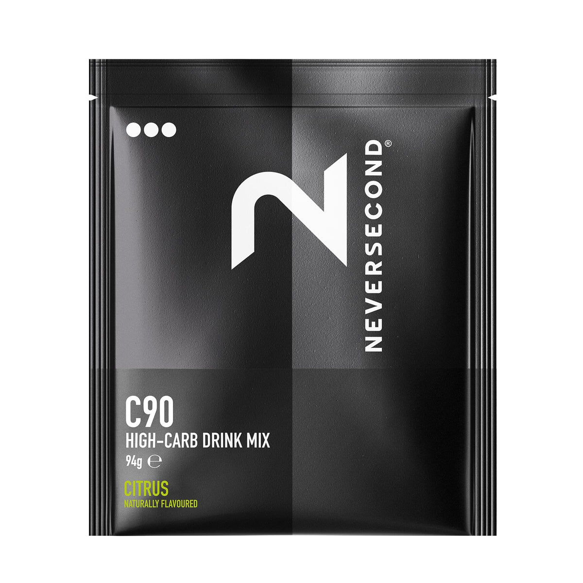 NeverSecond C90 High Carb Drink Mix – Citrus, 8 Servings | Hydration & Nutrition for Ultra Endurance