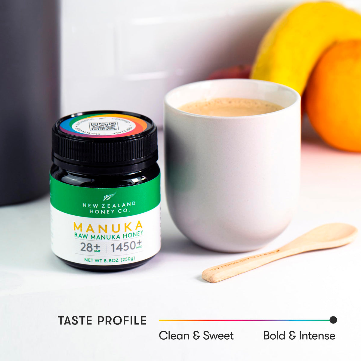 New Zealand Honey Co. Raw Manuka Honey UMF 28+ | UMF Certified, MGO 1450+, 8.8oz