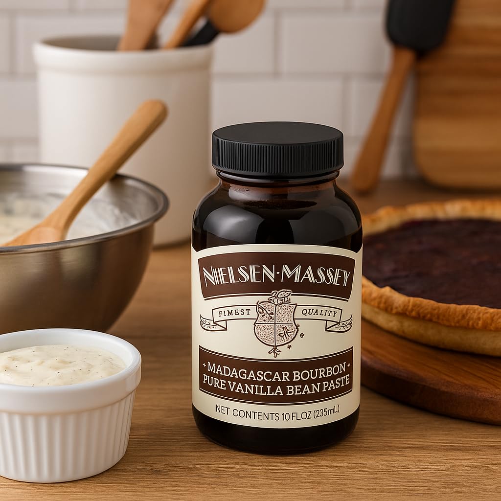 Nielsen-Massey Pure Vanilla Bean Paste – 10 oz | All-Natural, Kosher & Gluten-Free