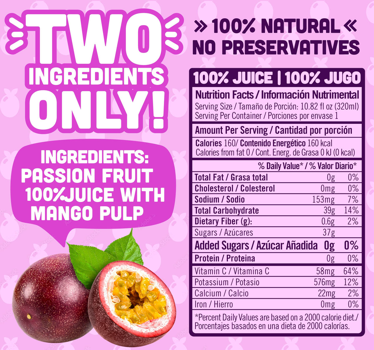 NILO Passion Fruit Juice | 100% Squeezed Maracuya Passion Fruit | No Sugar Added | Not From Concentrate | 10.8 oz (Pack of 12)