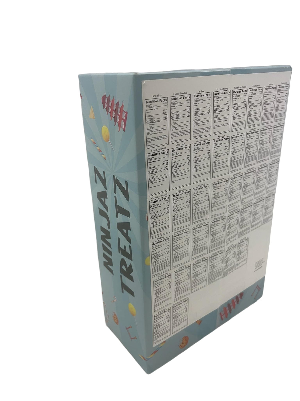 NINJAZ TREATZ | 50 Japanese Snacks & Sweets Box – 40 Candy & 10 Chocolate Bars