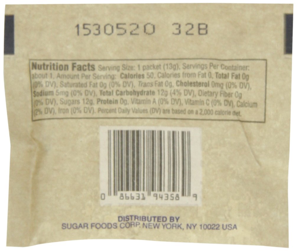 N'Joy Brown Sugar Topping for Oatmeal | 125 Count | Single-Serve Packets