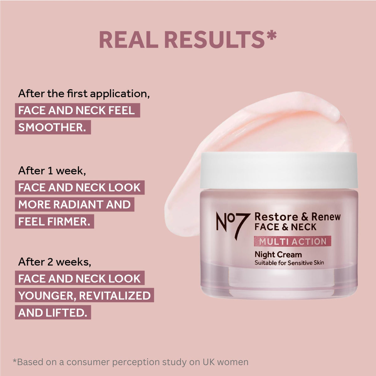 No7 Restore & Renew Face & Neck Sculpting Skincare System, 3-Piece Kit
