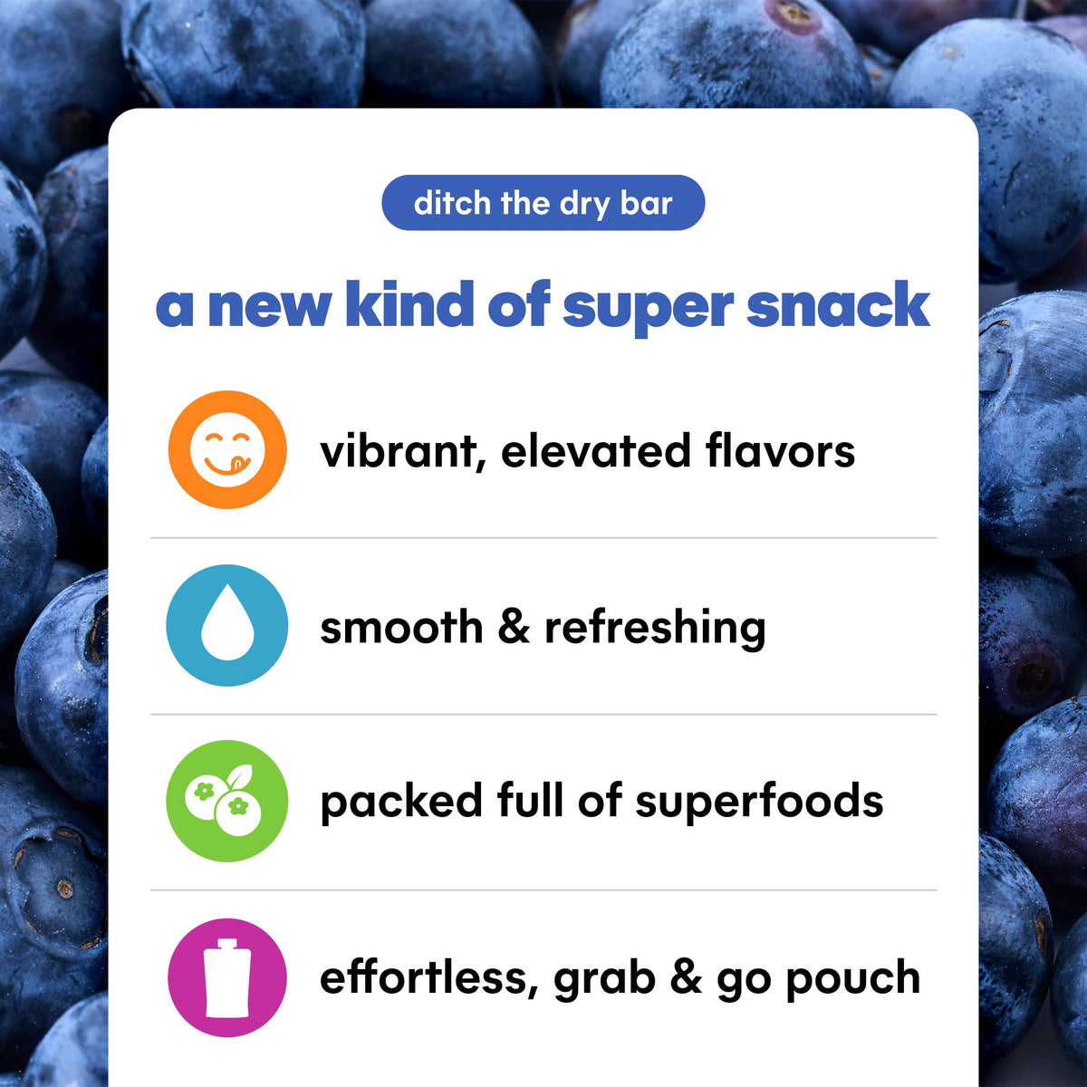 NOKA Blueberry Beet Superfood Smoothie Pouches – 12 Pack, Plant Protein, Prebiotic Fiber, Vegan & Gluten Free