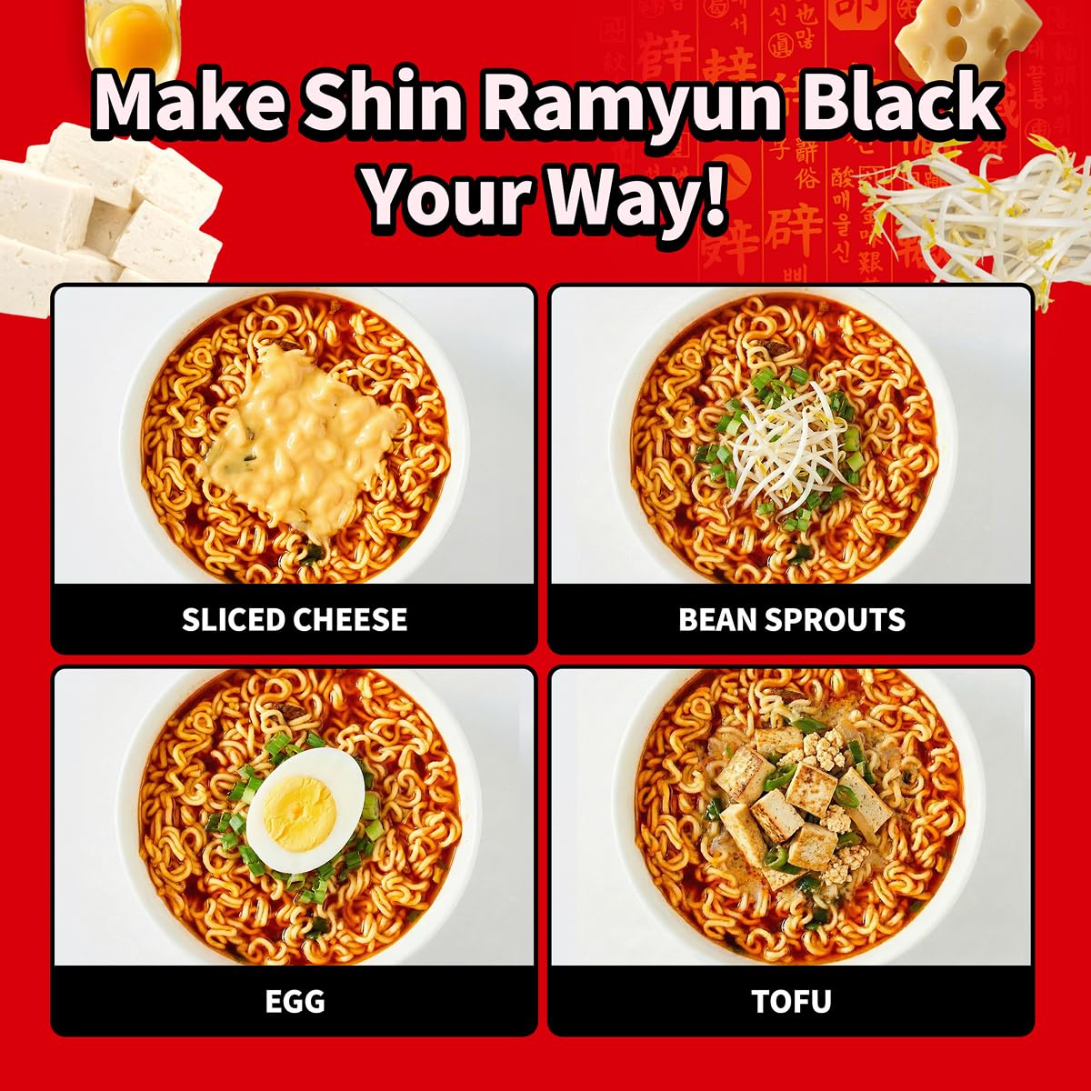 Nongshim Shin Ramyun Black Noodles – Spicy Beef Bone Broth Ramyun (16-Pack)