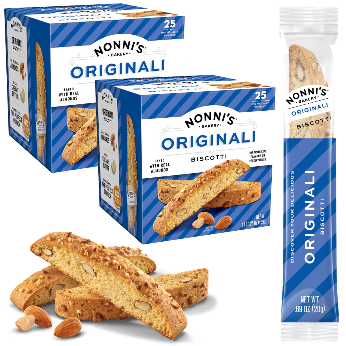 Nonni's Biscotti Value Pack Originali – 50 Count
