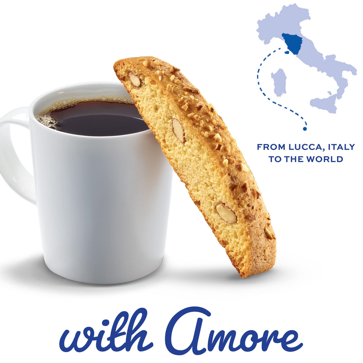 Nonni's Originali Classic Almond Biscotti – Individually Wrapped Twice-Baked Italian Snack, 80 Cal per Serving, 17.25 oz