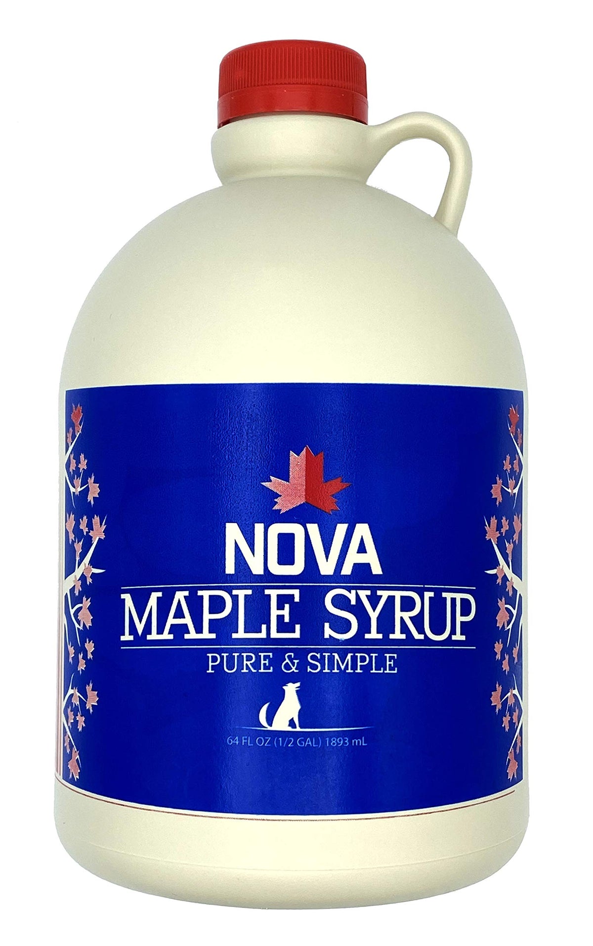 Nova Maple Syrup - Pure Grade A Maple Syrup (Half Gallon)