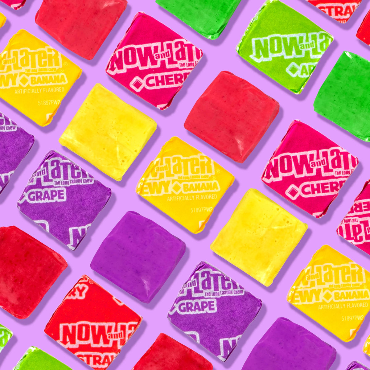 Now and Later Original Mix Candy – 150 Count, Chewy Fruity Candies, 90 oz