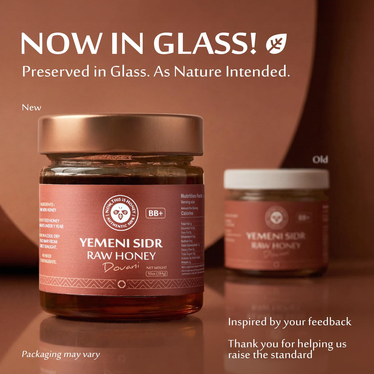 Now This Is Honey: Raw Yemeni Sidr Honey BB+ Grade — Glass Jar, Unpasteurized & Unfiltered 10oz
