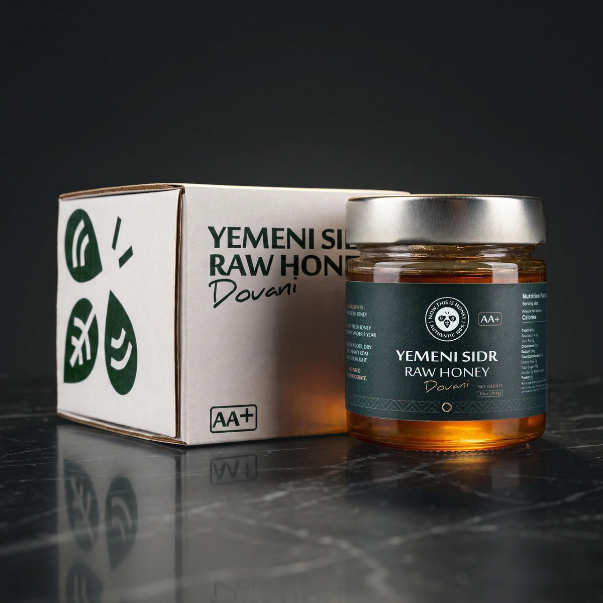 Now This Is Honey: Raw Yemeni Sidr Honey AA+ Grade | 10oz Glass Jar