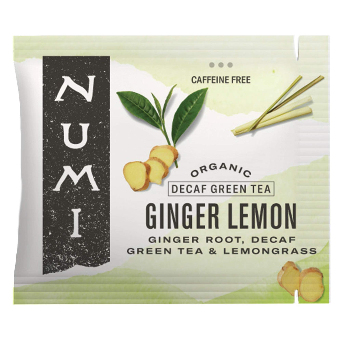 Numi Organic Ginger Lemon Tea - 100 Decaf Green Tea Bags