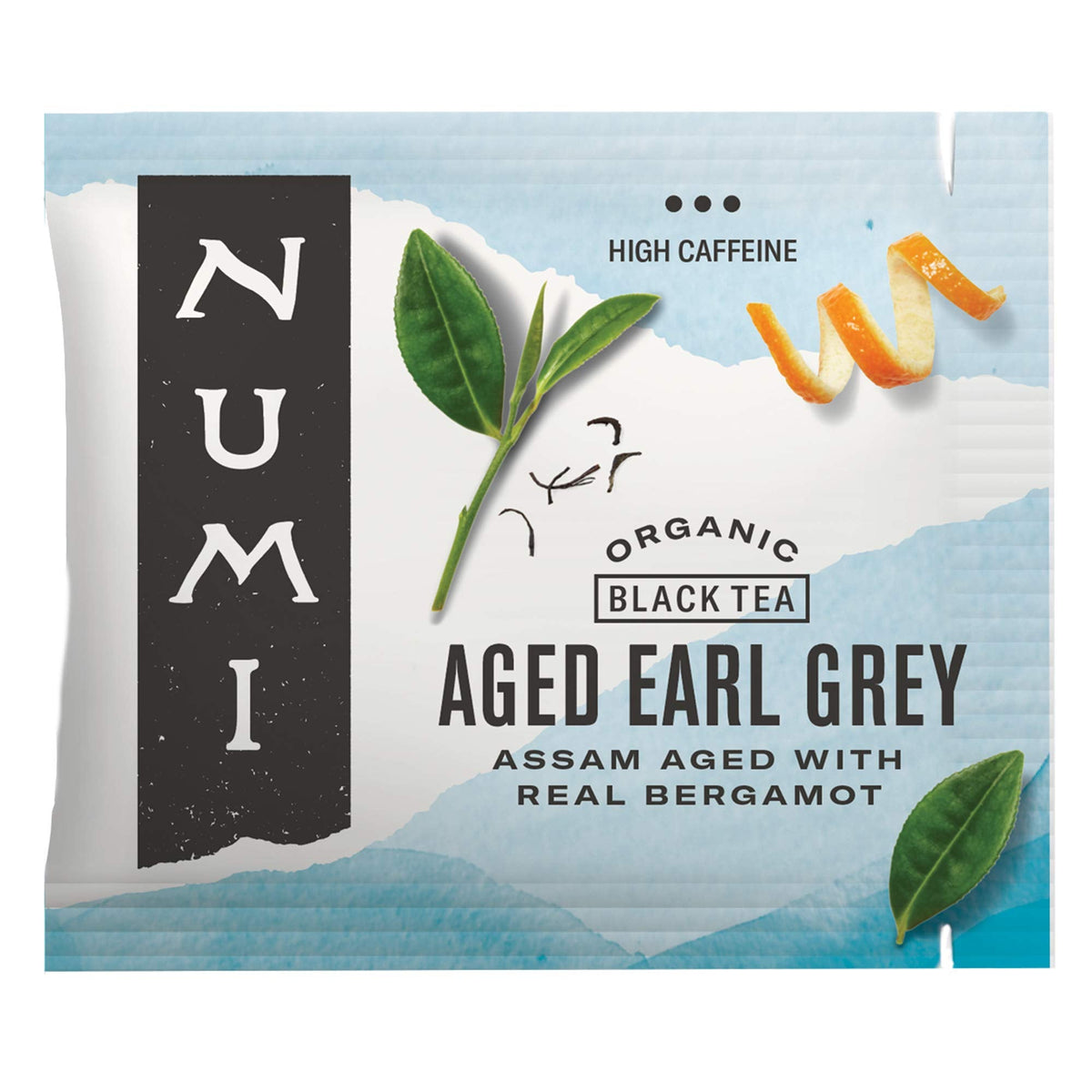 Numi Organic Aged Earl Grey Tea | 100 Black Tea Bags | Assam Black Tea with Real Bergamot | Caffeinated