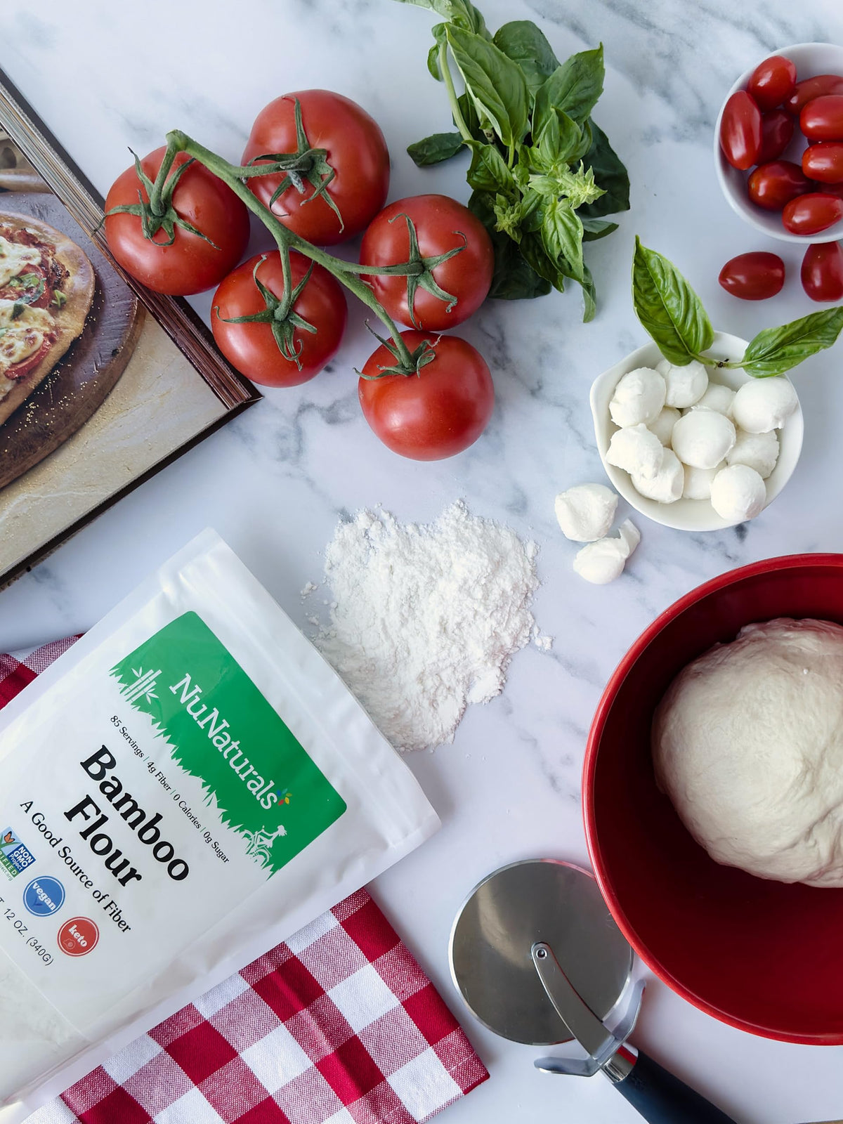NuNaturals Bamboo Flour (5 lbs) – Low-Carb, High-Fiber Gluten-Free Baking