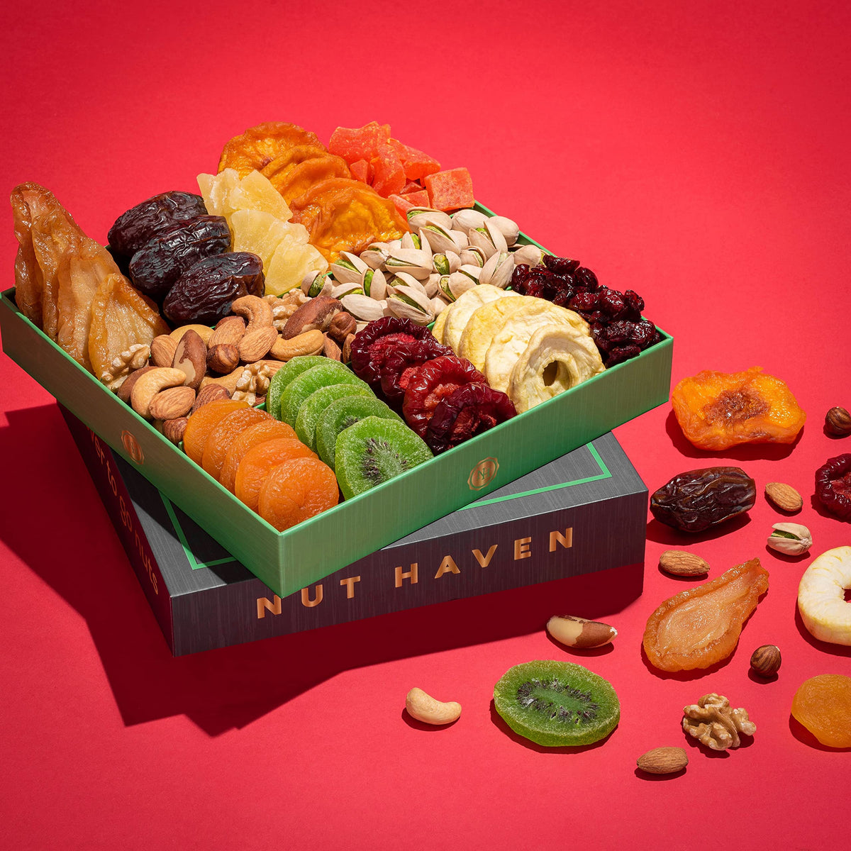 Nut Haven Mother's Day Dried Fruit & Nuts Gift Basket – Gourmet Gift Box