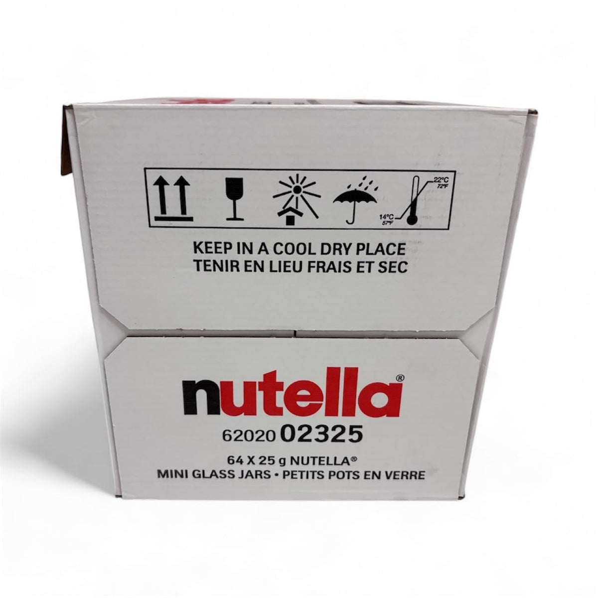 Nutella Hazelnut Spread with Cocoa – Mini Glass Jars, Case of 64 (0.88 oz each)