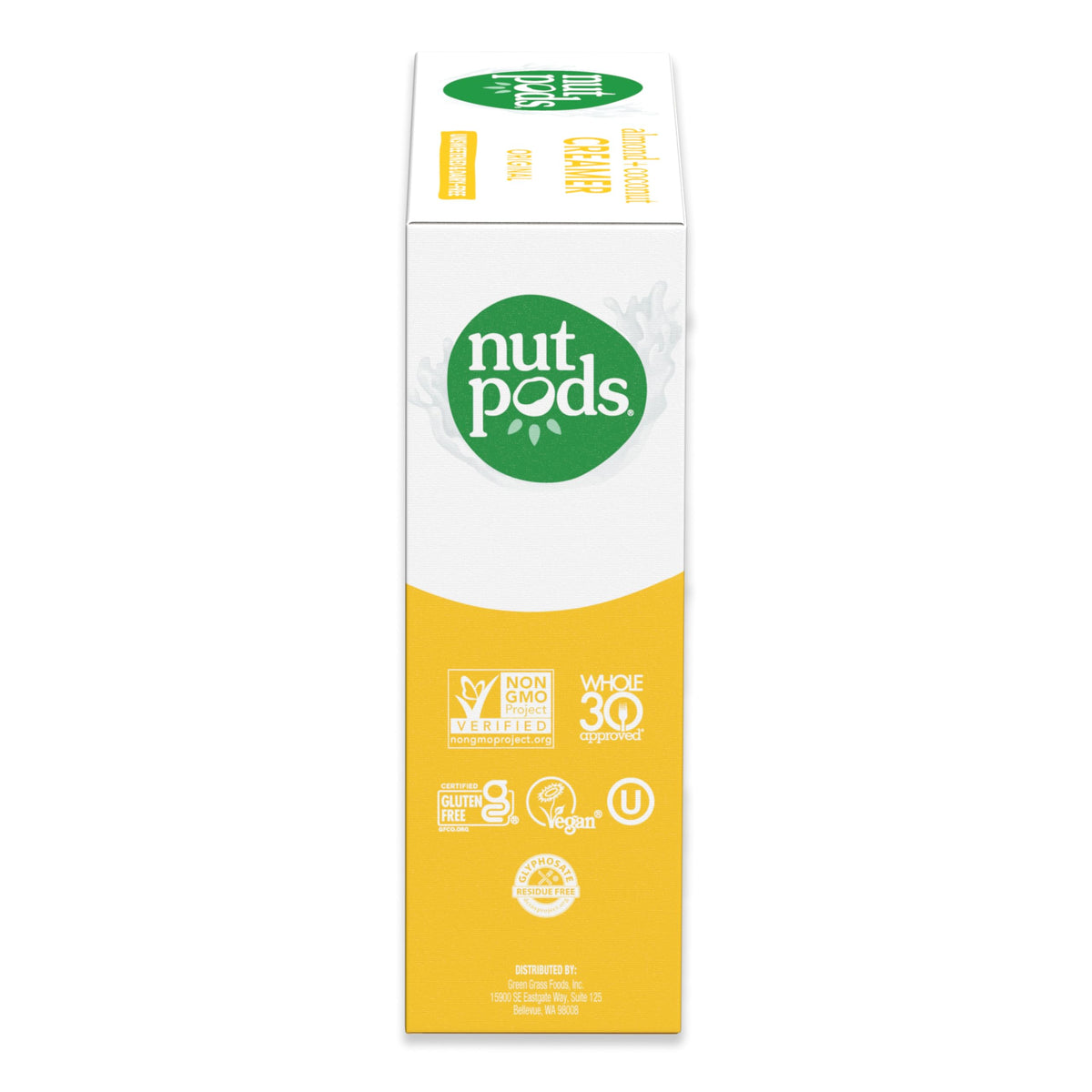 nutpods Original Unsweetened Dairy-Free Coffee Creamer – 32oz (3-Pack)