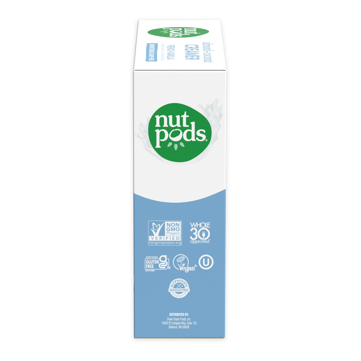nutpods Unsweetened French Vanilla Dairy-Free Coffee Creamer – 32oz 3-Pack, Zero Sugar