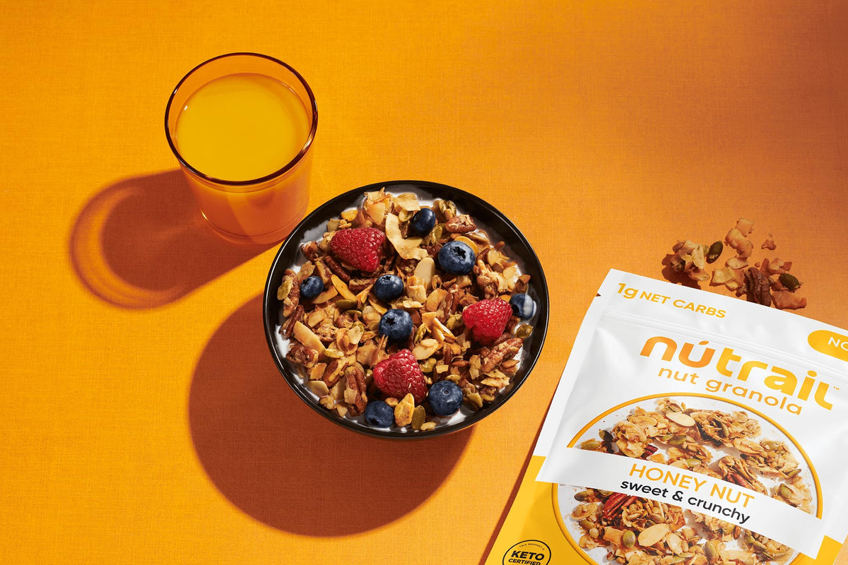 NuTrail Nut Granola Variety Pack No Sugar Added Gluten Free Grain Free Keto Low Carb 6 x 8 oz