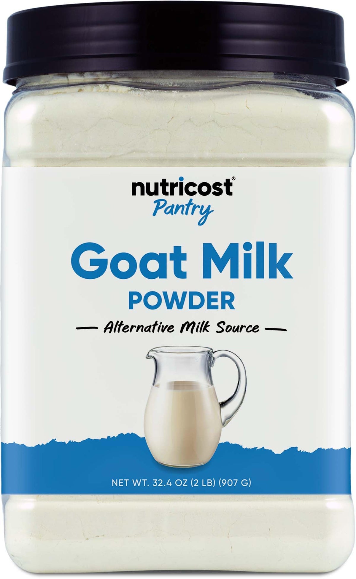 Nutricost Goat Milk Powder 2 lb Unflavored – Gluten-Free, Non-GMO, GMP-Certified