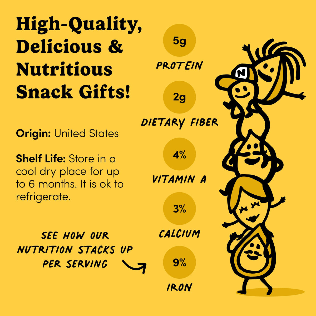 Nuts.com Sweet & Salty Gift Tray – 1.25 Lbs Nut Sampler: Roasted Cashews, Peanuts & Chocolate-Covered Raisins