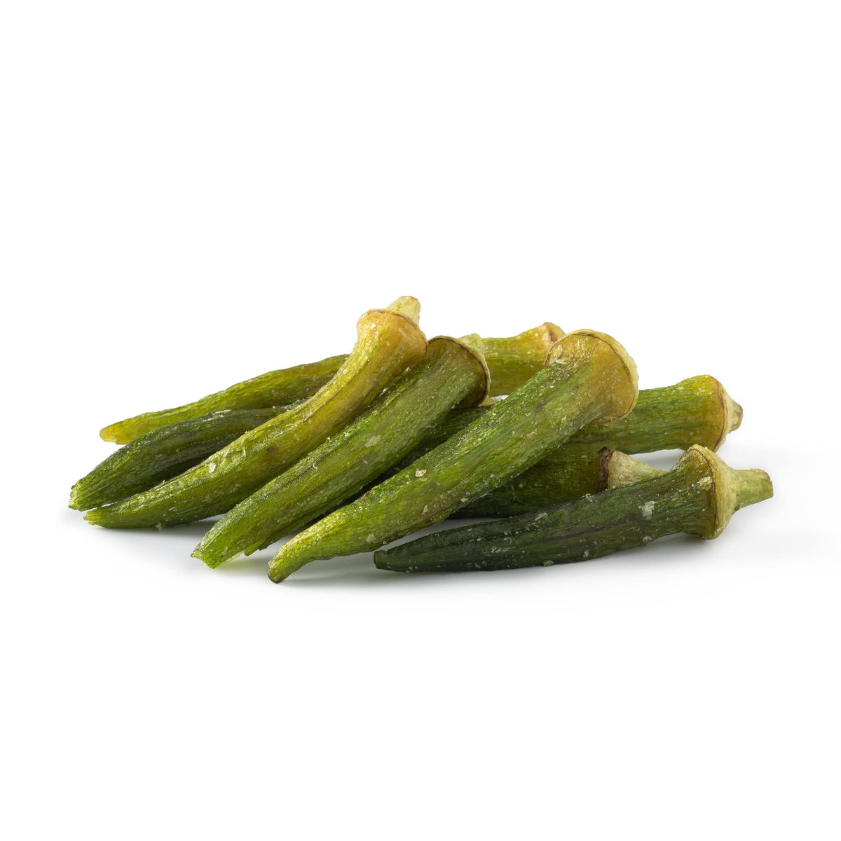 NUTS U.S. Okra Chips – Sea-Salted, No Color Added, No Sugar Added | 2 LBS Bulk Snack