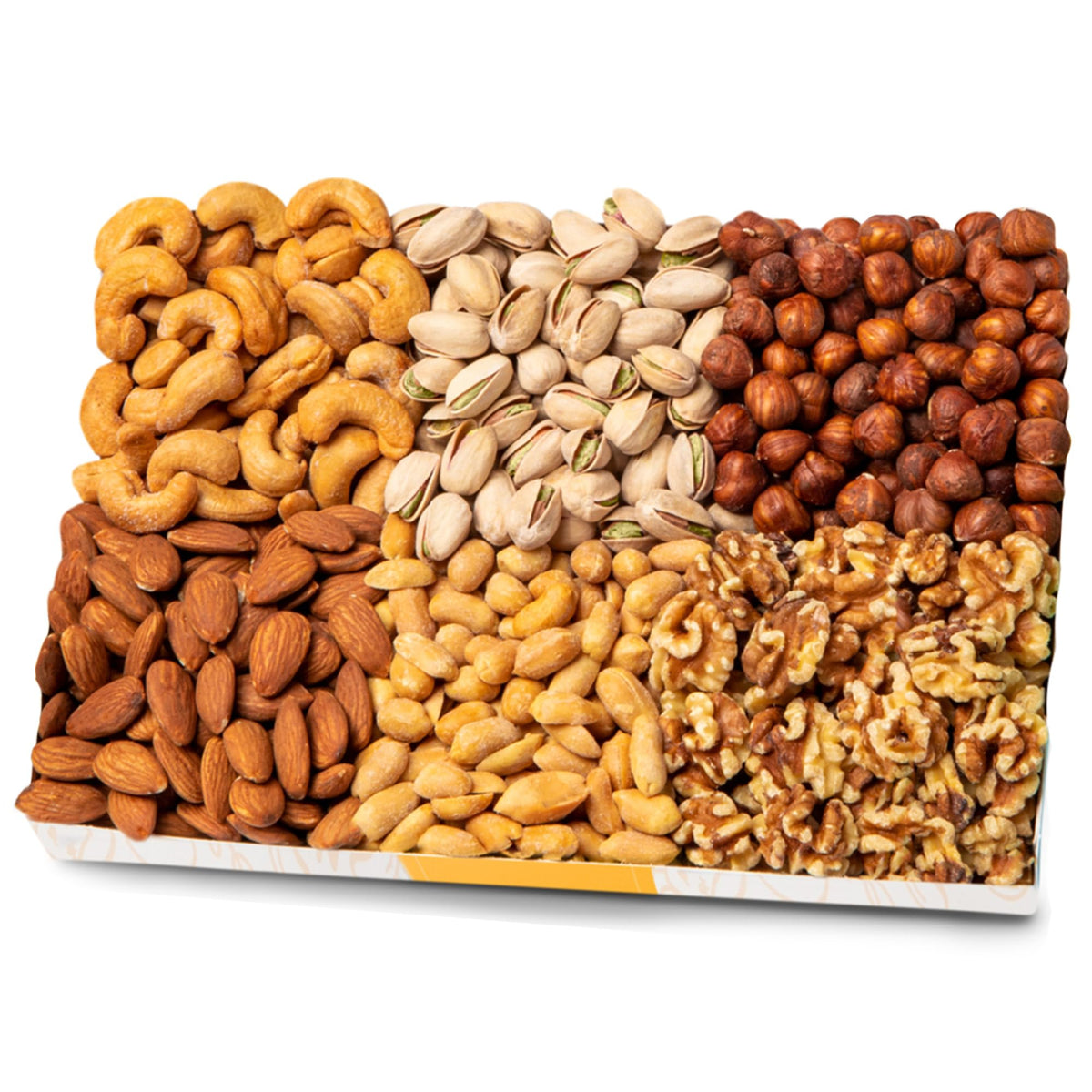 Nuts.com Nuts Assortment Tray – 2 lb Mixed Nut Sampler Gift Box