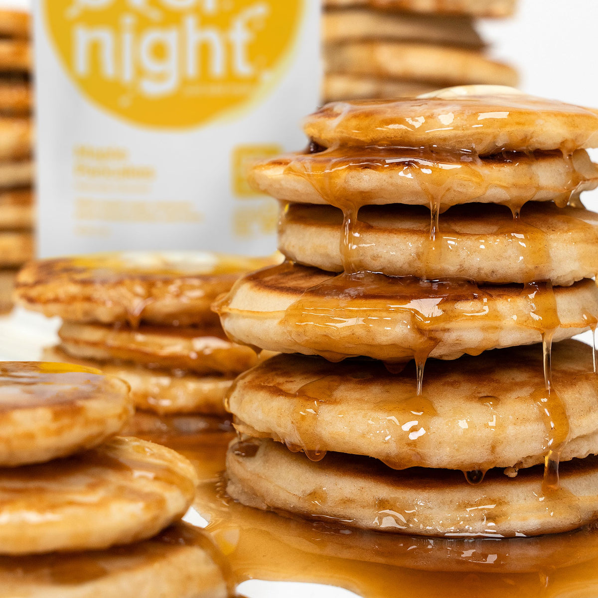 Oats Overnight Maple Pancakes (16 Pack) – Dairy Free, High Protein, Low Sugar