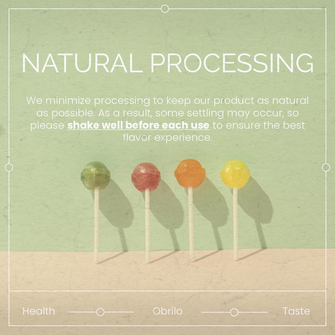 Obrilo Water Enhancer Drops - Zero Sugar, Dye Free, Naturally Flavored (2.0 fl oz x 10 Bottles)