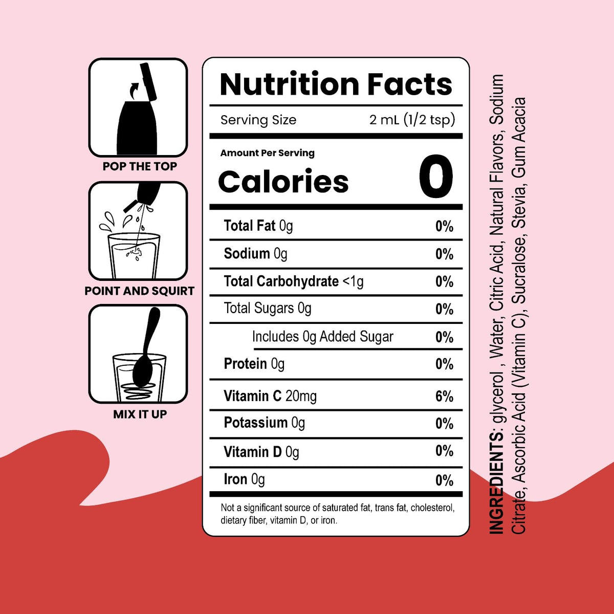 Obrilo Water Enhancer Drops - Zero Sugar, Dye Free, Naturally Flavored (2.0 fl oz x 10 Bottles)