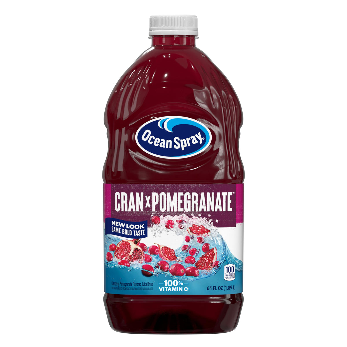 Ocean Spray Cran-Pomegranate Diet Cranberry Juice Drink, 64 oz Bottle (Pack of 8)