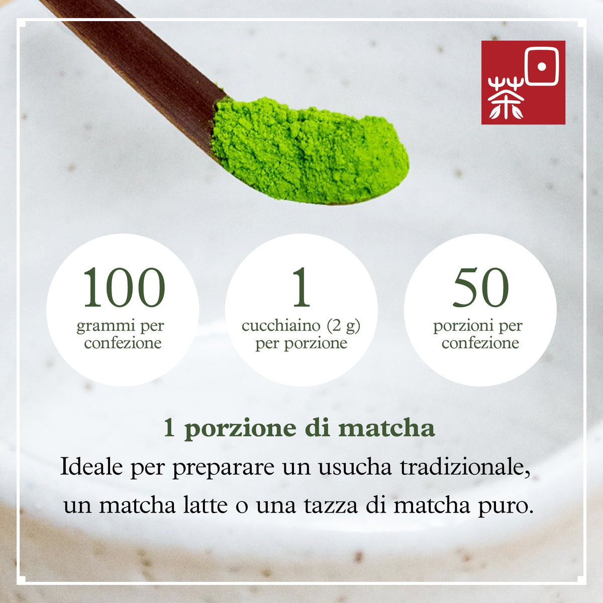 Ocha & Co. Itsumo Matcha Classic Grade - First-Harvest Japanese Matcha Powder 100g