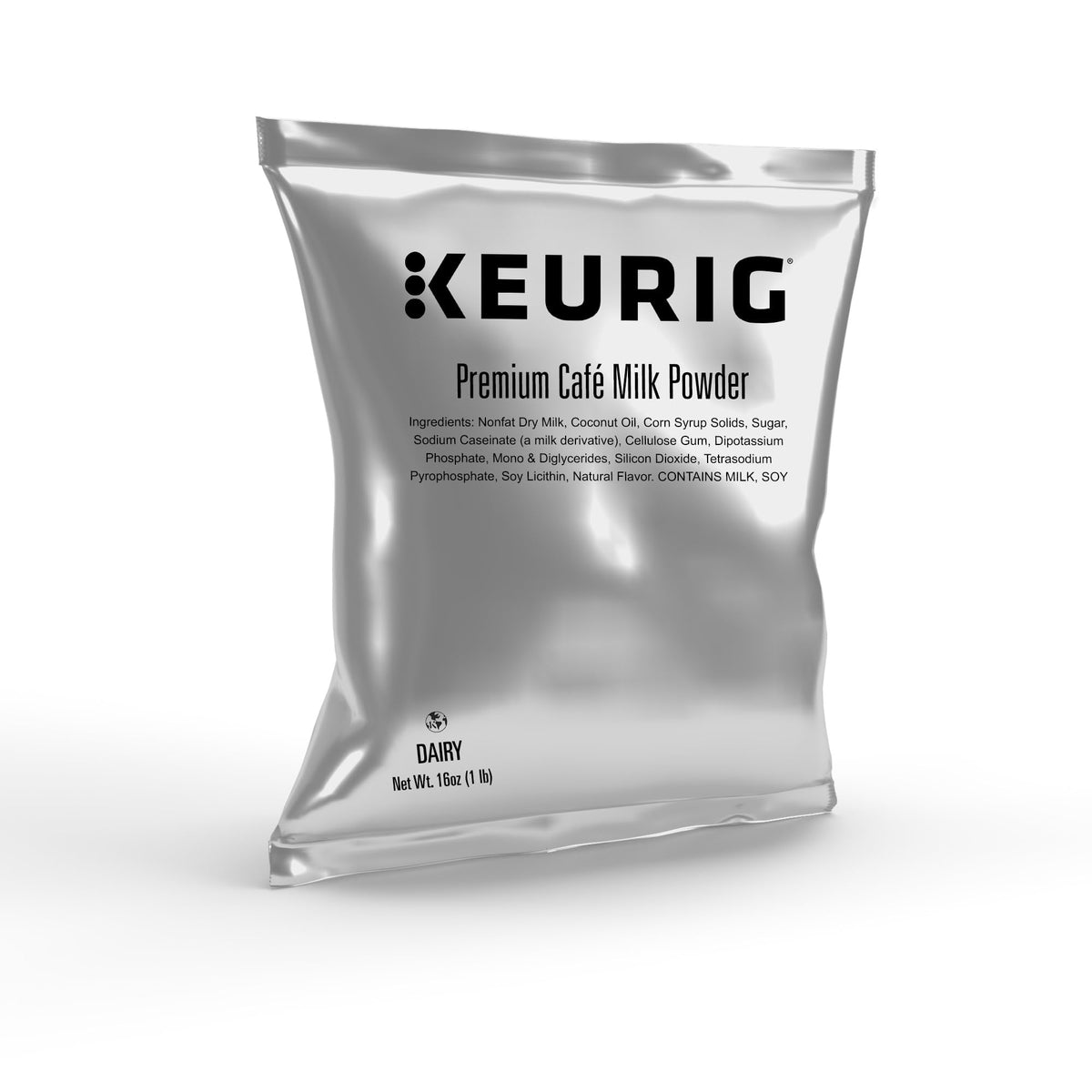 Keurig Premium Café Milk Powder – 1lb Bag for Lattes & Cappuccinos