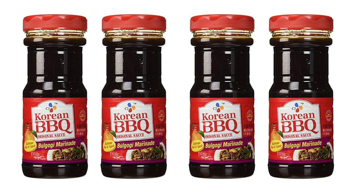 OHMARKET CJ Korean BBQ Bulgogi Sauce – 29.63oz Pack of 4 | Bulgogi Marinade
