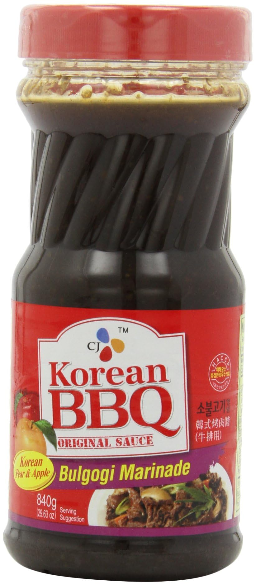 OHMARKET CJ Korean BBQ Bulgogi Sauce – 29.63oz Pack of 4 | Bulgogi Marinade