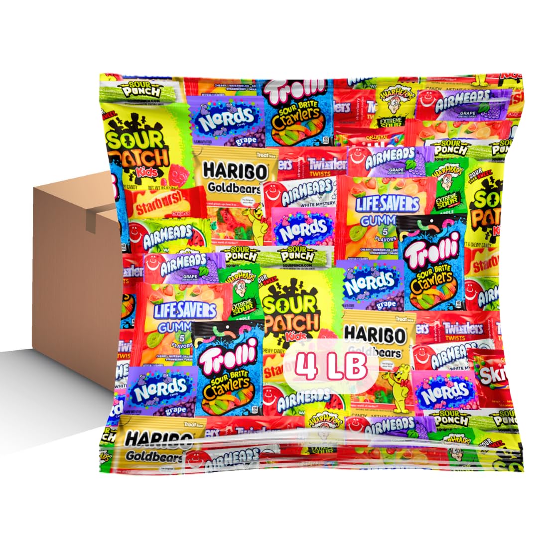 Okida Assorted Candy Variety Pack – 64 oz Party Candy Assortment