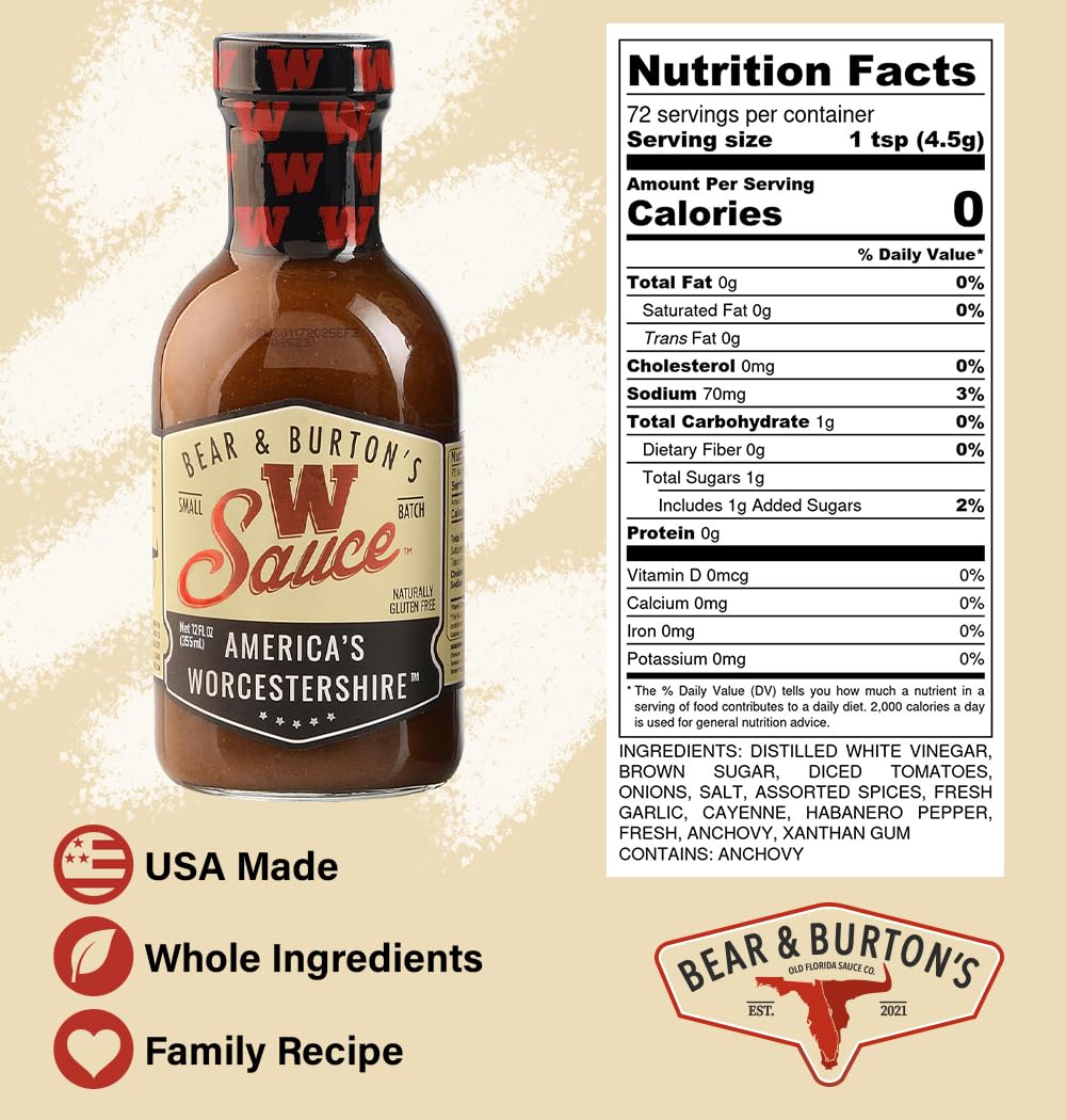 Bear & Burton's W Sauce 3pk by Old Florida Sauce Co. – Creamy Flavor Trio