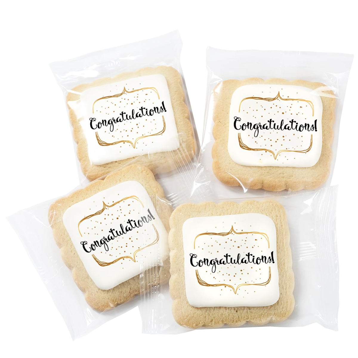 OMCookie Congrats Gift Basket - Large Chocolate Chip & Decorated Sugar Cookies