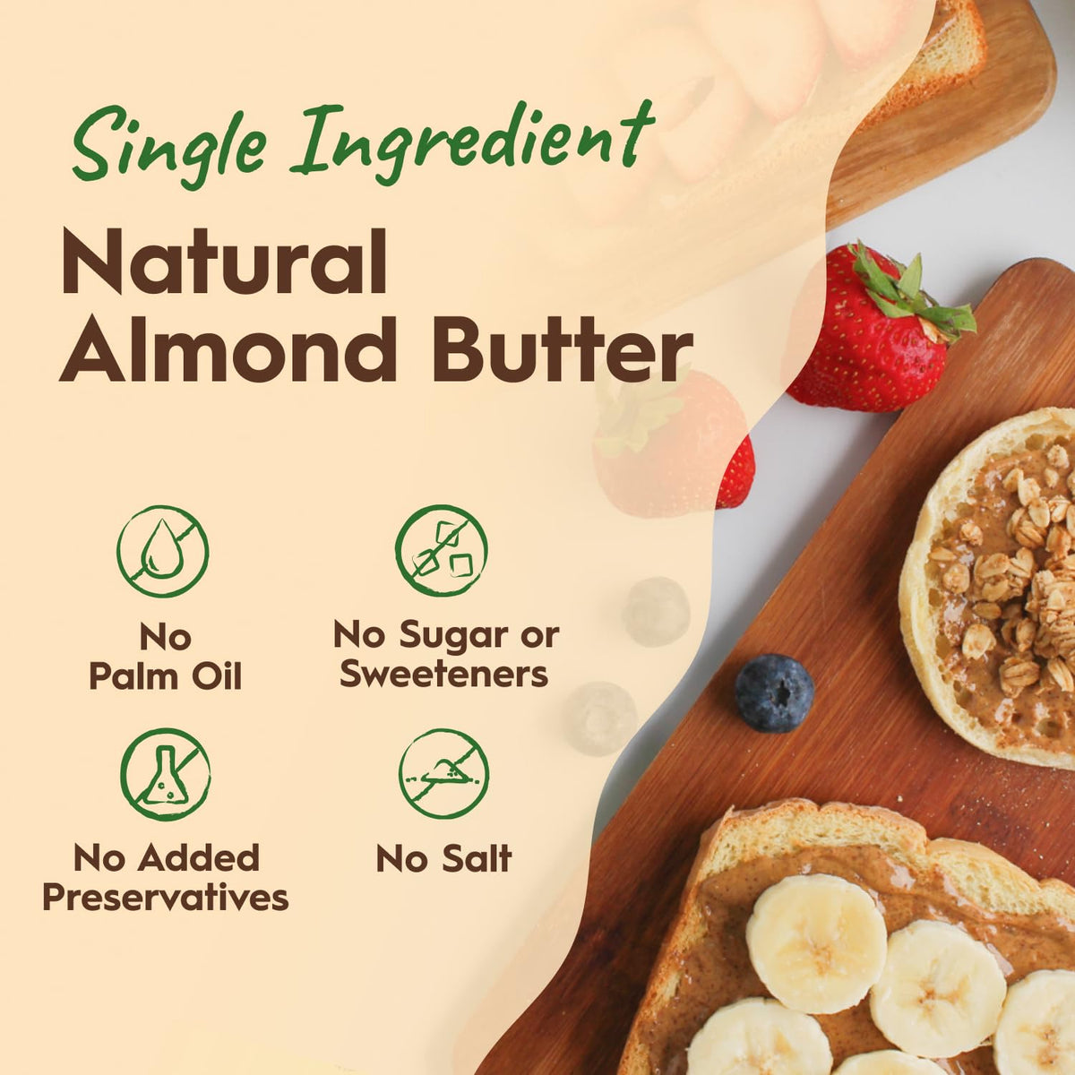 Once Again Creamy Natural Almond Butter – No Sugar, Lightly Toasted, 9 lb Bucket