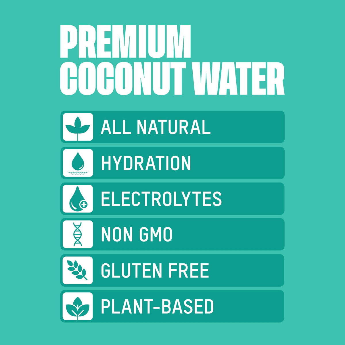 Once Upon a Coconut Premium Coconut Water – Low Calorie Hydration, Electrolytes, 12-Pack