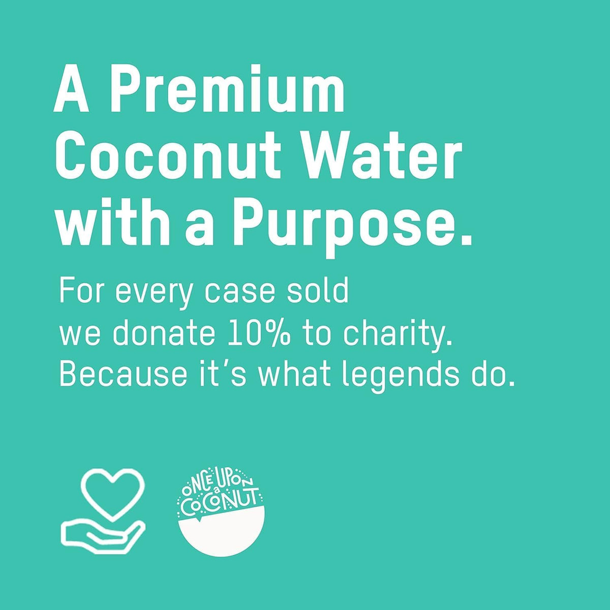 Once Upon a Coconut Premium Coconut Water – Low Calorie Hydration, Electrolytes, 12-Pack