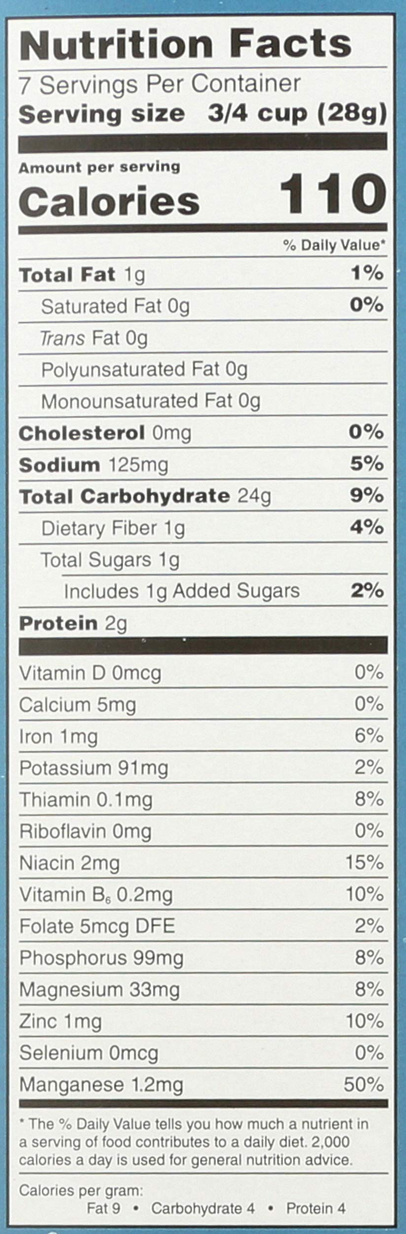 One Degree Sprouted Brown Rice Crisps Cereal, 8oz, Case of 6