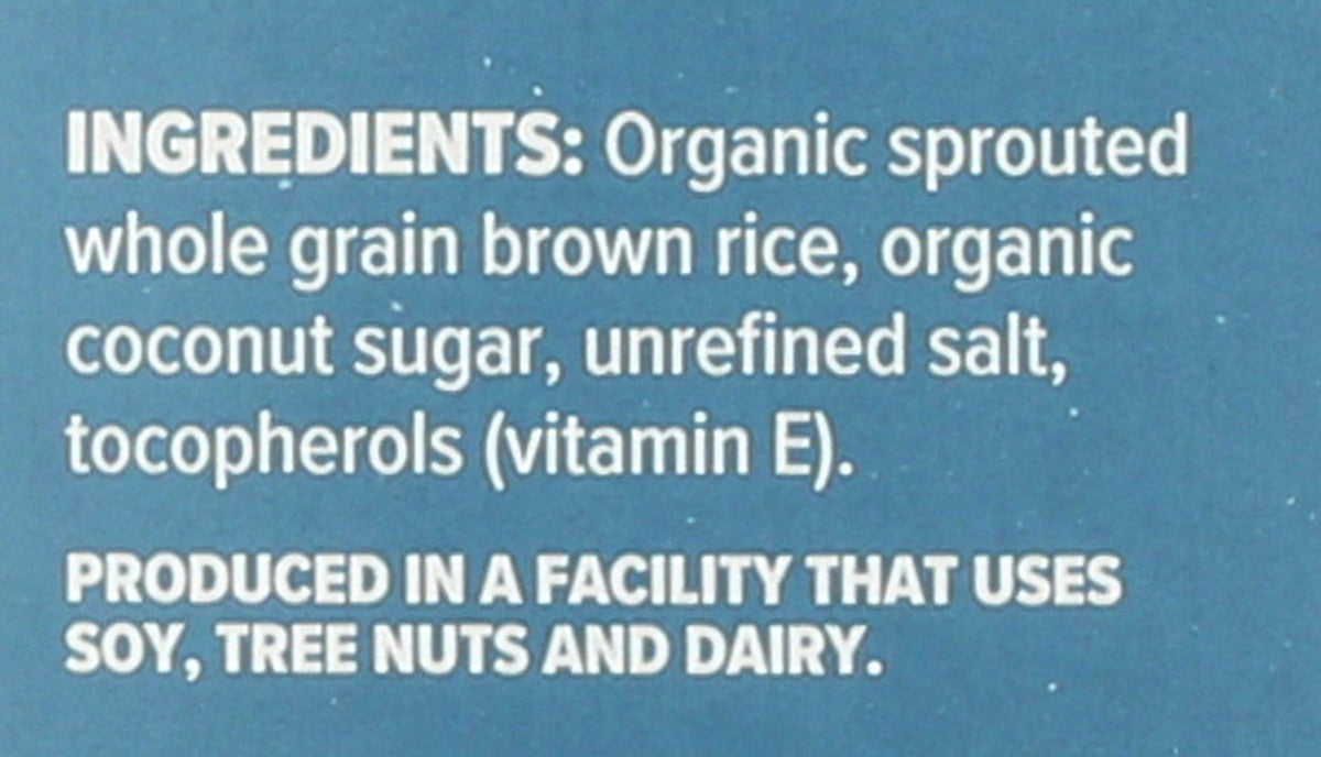 One Degree Sprouted Brown Rice Crisps Cereal, 8oz, Case of 6
