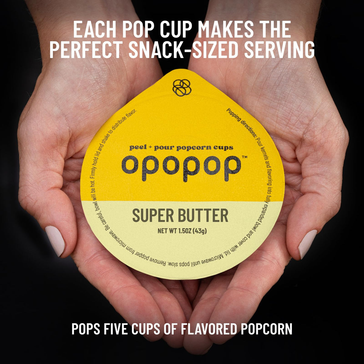 Opopop Gourmet Popcorn Gift Set – 12-Pack Variety Microwave Kit with Collapsible Popcorn Popper
