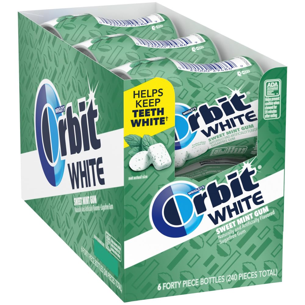 ORBIT Sweet Mint Gum Sugar-Free — 6-Pack Bulk