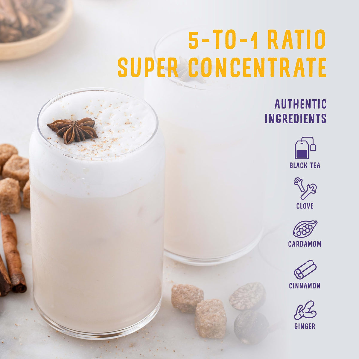 Oregon Chai Extra Spicy Super Concentrate – 64 oz Chai Latte