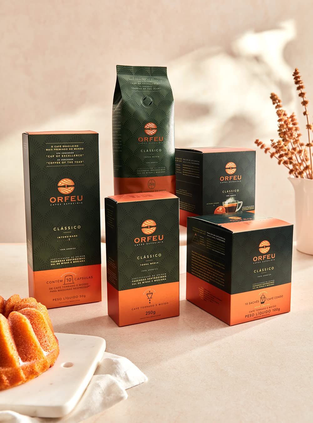 CAFÉ ORFEU Special Coffee Beans – 100% Arabica, Medium Roast, Fruity & Caramel Notes