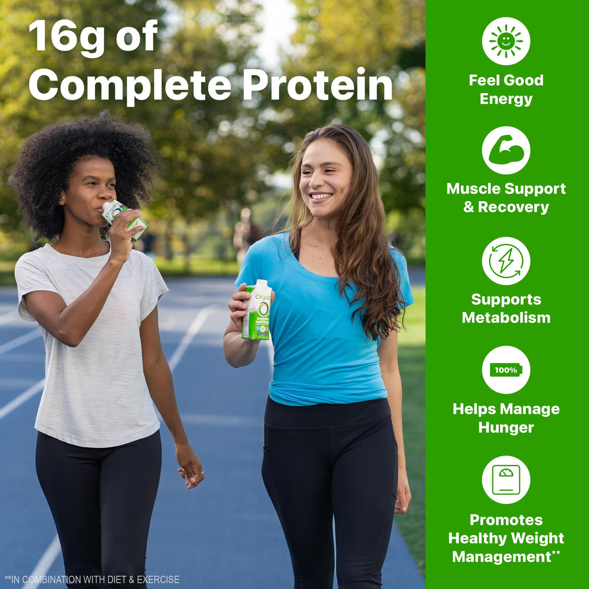 Orgain Organic Nutritional Protein Shake – 16g Grass-Fed Whey, 12x11oz (Chocolate, Vanilla, Mocha)