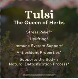 Organic India Tulsi Sleep Tea – Nighttime Herbal Blend with Tulsi, Ashwagandha & Chamomile | Caffeine-Free, USDA Organic, 18 Bags, 6 Pack
