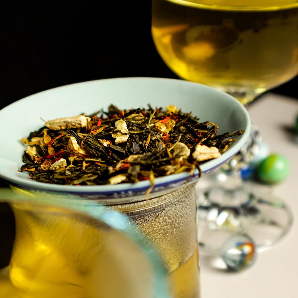 Organic Positively Tea Company Green Tangerine Green Tea – Loose Leaf, 16 oz